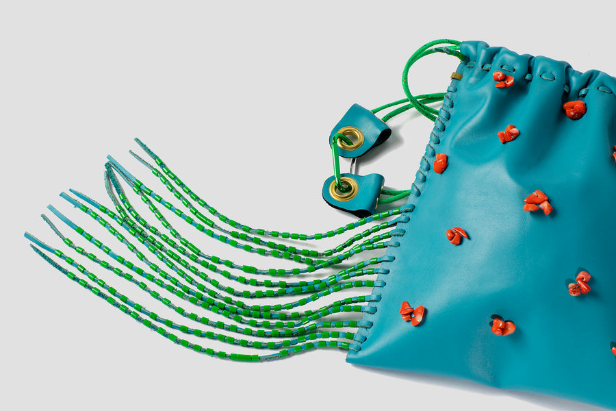 TURQUOISE CORAL BAG
