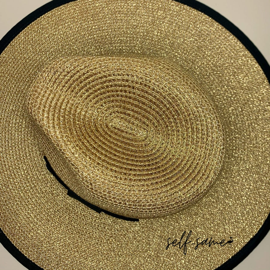 GOLDIE STRAW BEACH HAT