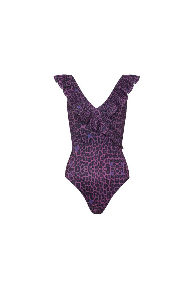 PINK LEOPARD FULL COVERAGE SWIMSUIT